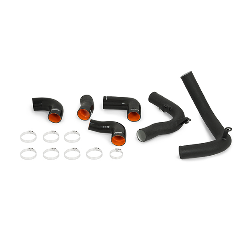 Wrinkle Black Intercooler Pipe Kit for 2015-Up Volkswagen MK7 GTI & Golf R