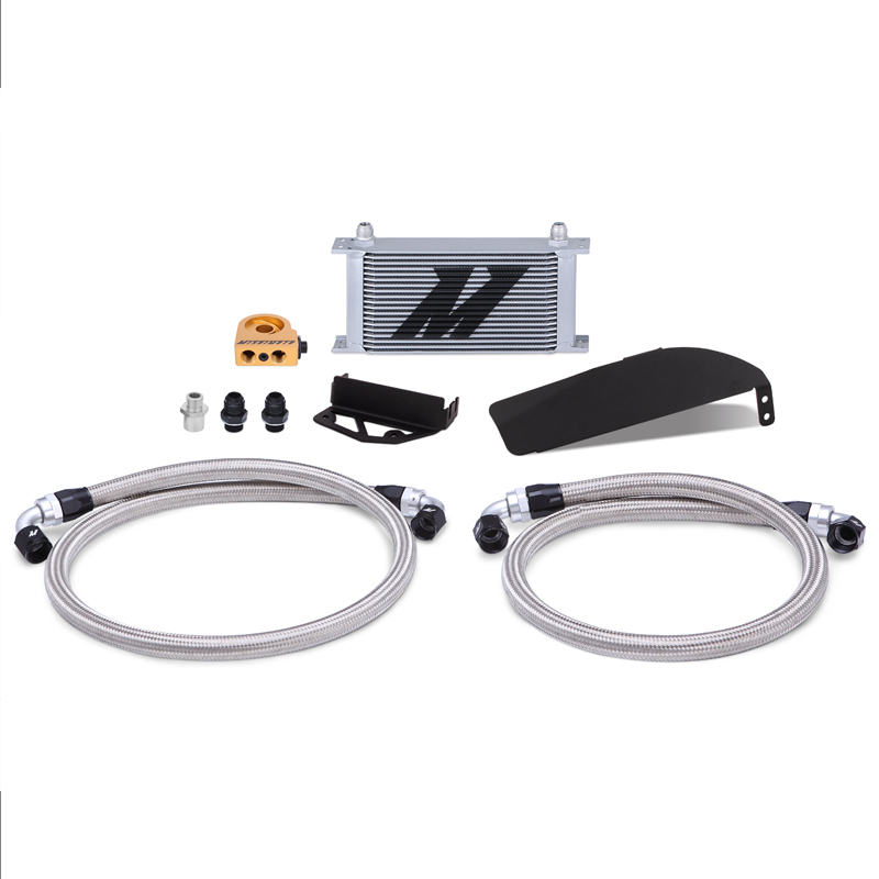 MMOC-CTR-17TSL Silver Direct Fit Oil Cooler Kit for 2017-Up Honda Civic Type R