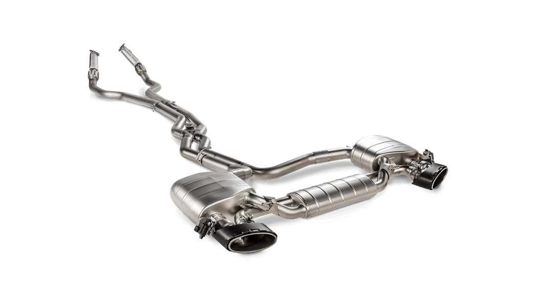 L-AU-SS-6 Stainless Steel Link-Pipe Set for 2020 Audi RS6 Avant-RS7 Sportback C8