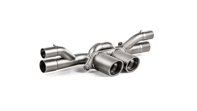 S-PO-TI-8 Titanium Slip-on Race Line without Tail Pipe Set for 2018 Porsche 911 GT3 991.2