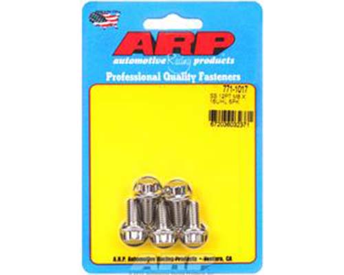 771-1017 M8 x 1.25 x 16 mm 12 Point Stainless Steel Bolts, Set of 5