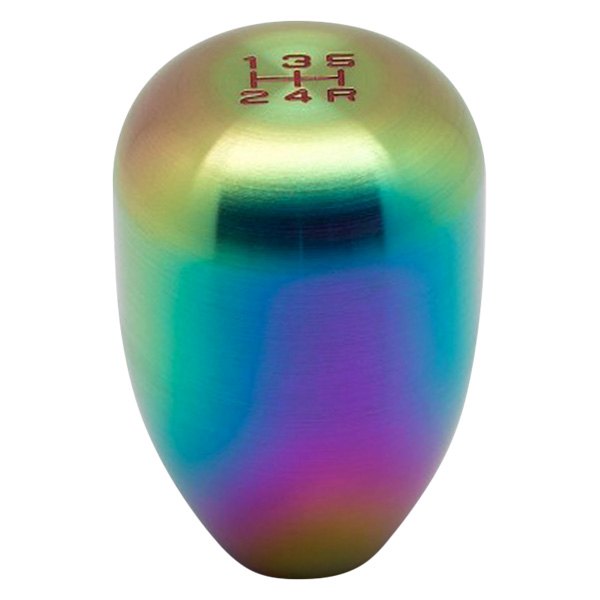 10 x 1.5 mm 5-Speed Billet Shift Knob, Neo Chrome