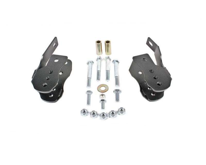 CAB005H Black Hammertone Bolt-on Control Arm Relocation Brackets for 2005-2014 S197 Mustang