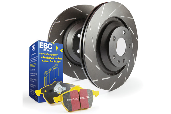 S9KR1554 Yellow Stuff & USR Rotors S9 Kit for 2017-2018 Audi A4 4 Cylinder 2.0 Liter
