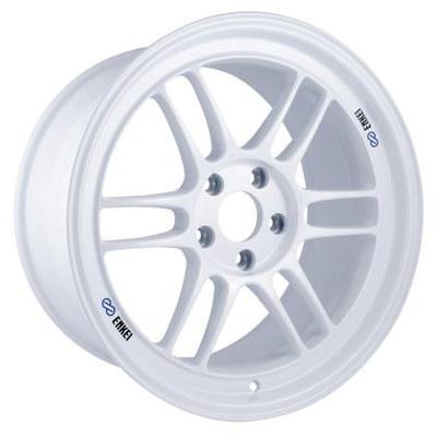 3798956538WP 18 x 9.5, 5 x 114.3 Bolt Pattern 38 mm Offset 73 mm Center Bore RPF1 Vanquish White Wheel