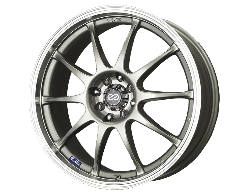 17 x 7 & 4x100-114.3 Bolt Pattern 42 mm Offset 72.62 mm Bore J10 Silver with Machined Lip Wheel