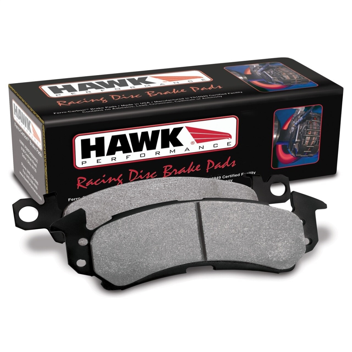 Hawk Performance HB464E.764 Front Race Brake Pads for 2001-2006 BMW 330Ci - 2001-2005 330i-330Xi - 2001-2006 M3 Blue 9012