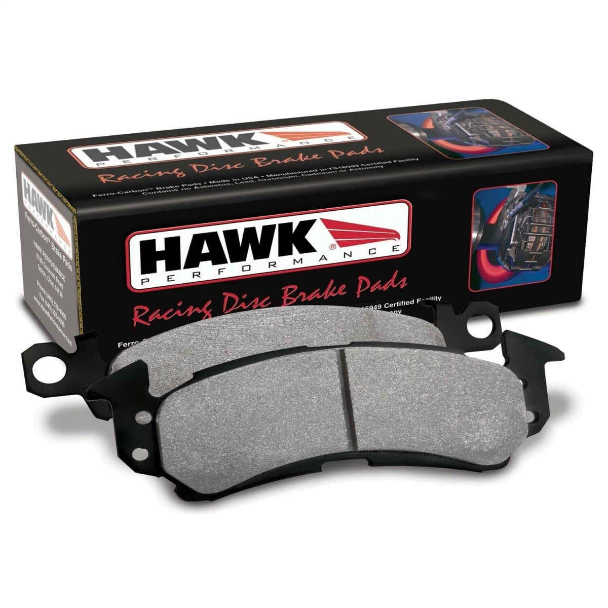 Hawk Performance HB431N.606 HP Plus Street Front Brake Pads for 2001-2005 Miata with Sport Suspension