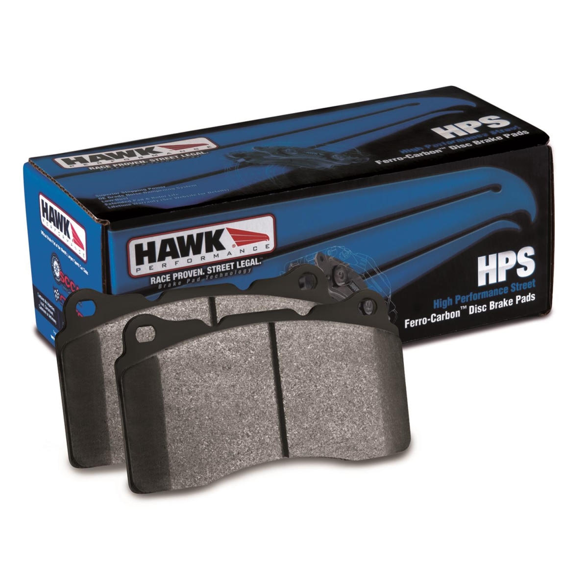 Hawk Performance HB549F.702 HPS Street Front Brake Pads for 2007-2008 Mazdaspeed3