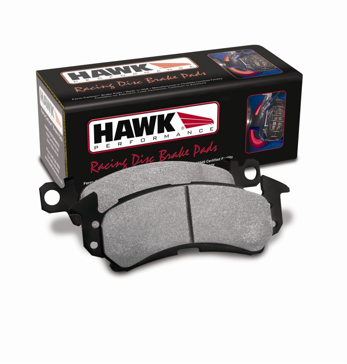Hawk Performance HB549N.702 Street Front Brake Pads for 2007-2008 Mazdaspeed3