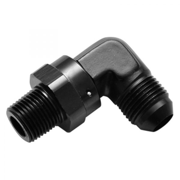 90 deg -3AN to 0.12 in. NPT Swivel Adapter Fitting