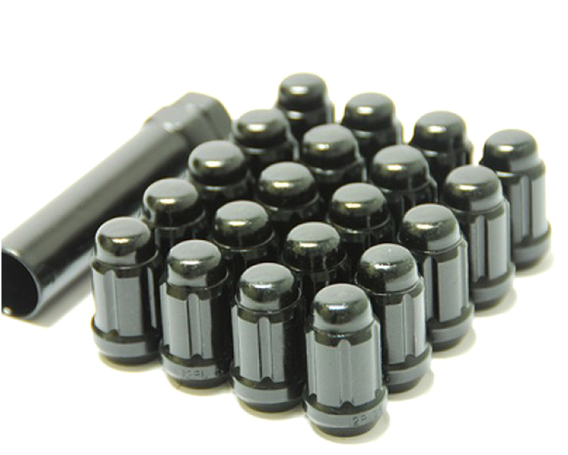 12 x 1.25 Muteki Closed End Lug Nuts, Deep Black