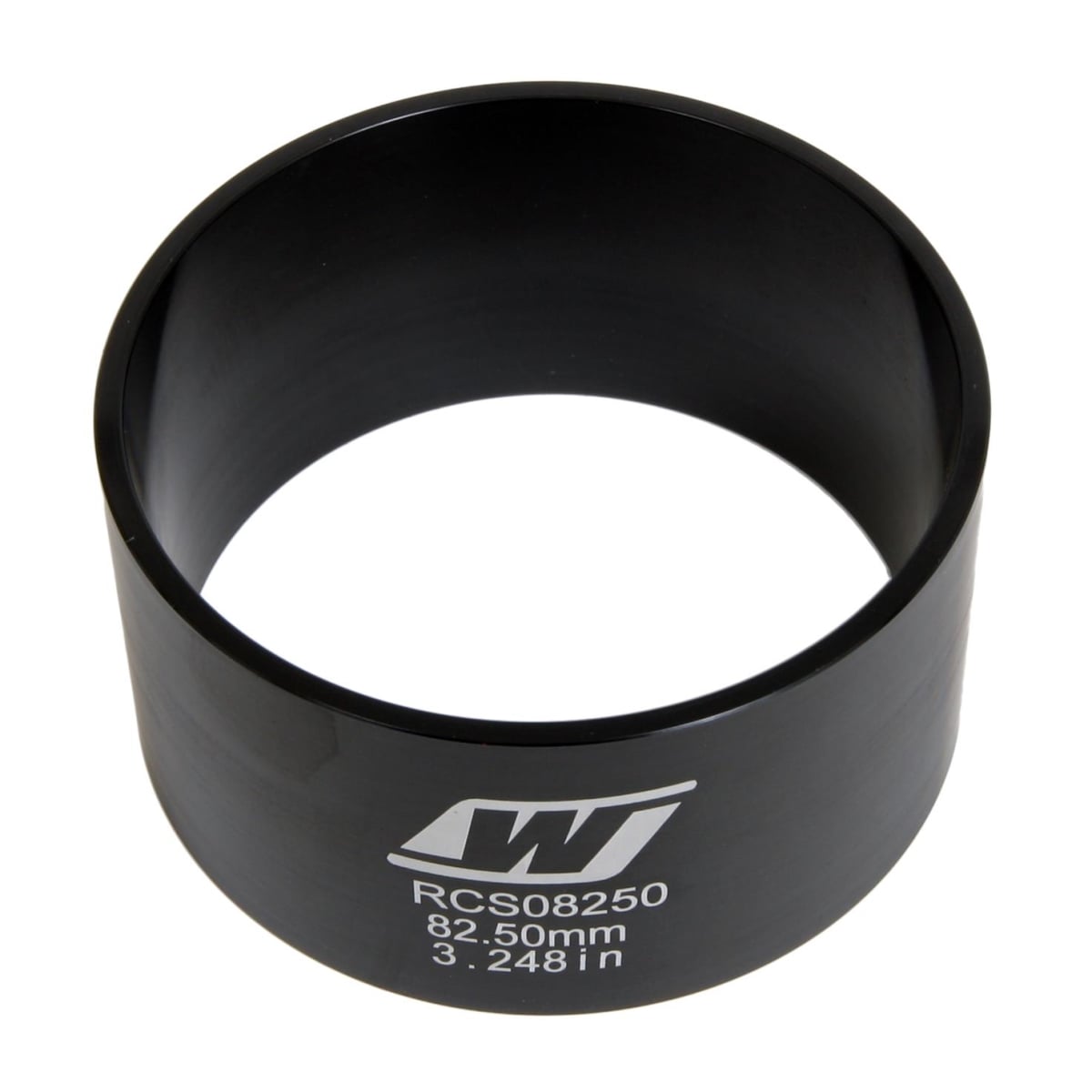 RCS08250 82.5 mm Black Anodized Piston Ring Compressor Sleeve