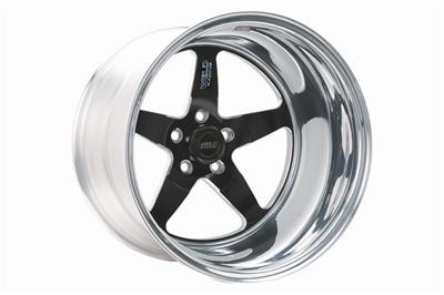 71MB-510A75A 15 x 10, 5 x 4.5 Bolt Pattern 7.5 in. BS Medium Pad Non-Beadlock S71 Black Wheel