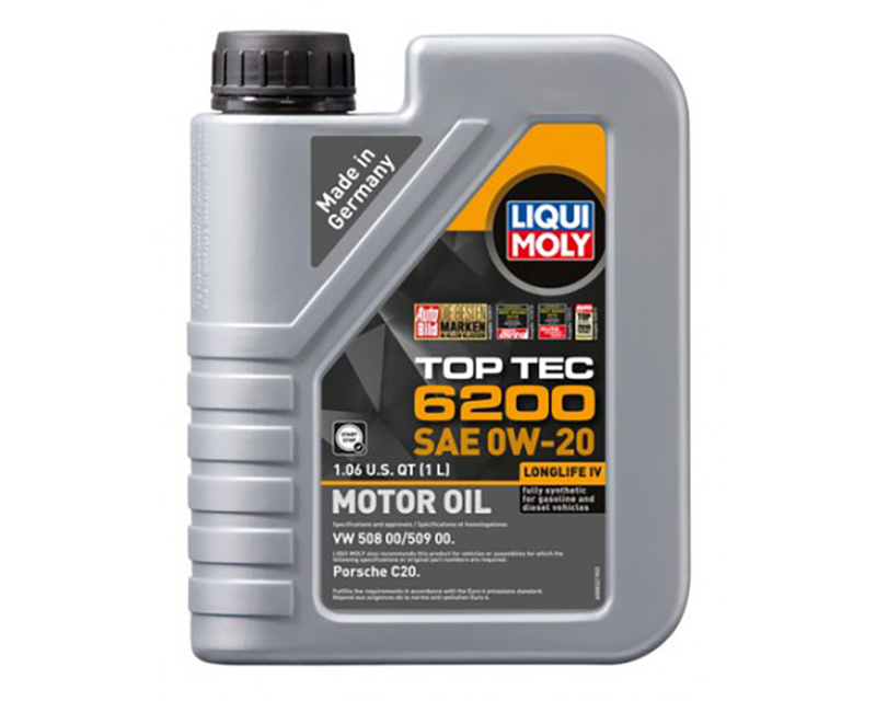 1 Liter 0W-20 Top Tec 6200 Motor Oil