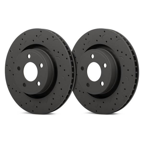 Hawk Performance HTC4567 Drilled & Slotted Rear Brake Rotors