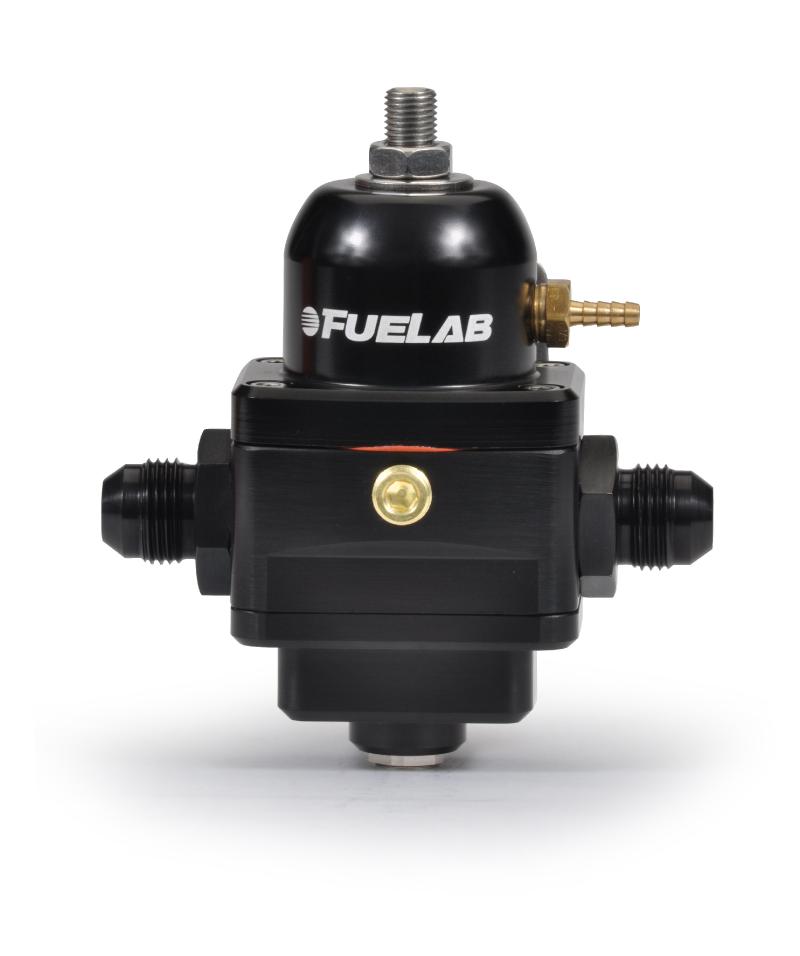 52901-1 -6AN In & -6AN Return 529 Electronic EFI Adjustable FPR, Black