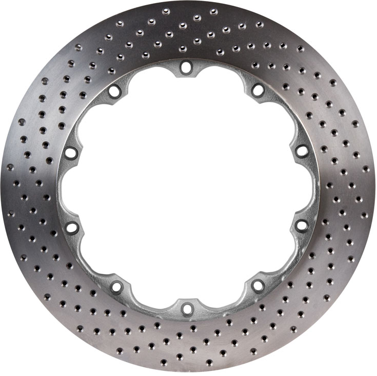 332 x 32 mm Replacement Right Drilled Big Brake Kit Aero Rotor