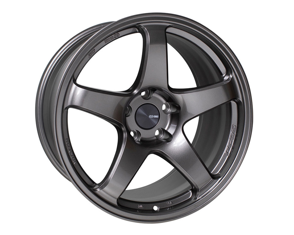 18 x 9.5 & 5x114.3 Bolt Pattern 38 mm Offset 75 mm Bore PF05 Dark Silver Wheel
