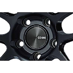 Racing Matte Black & SBK Wheel Center Cap for PF01 EVO