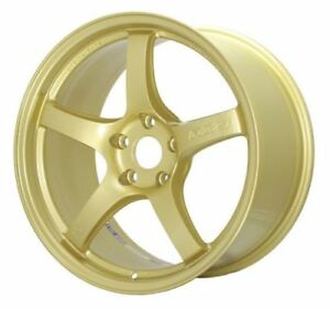 WGCRX38EEGP 18 x 9.5, 5 x 114.3 Bolt Pattern 38 Offset 57CR E8 Gold Wheel