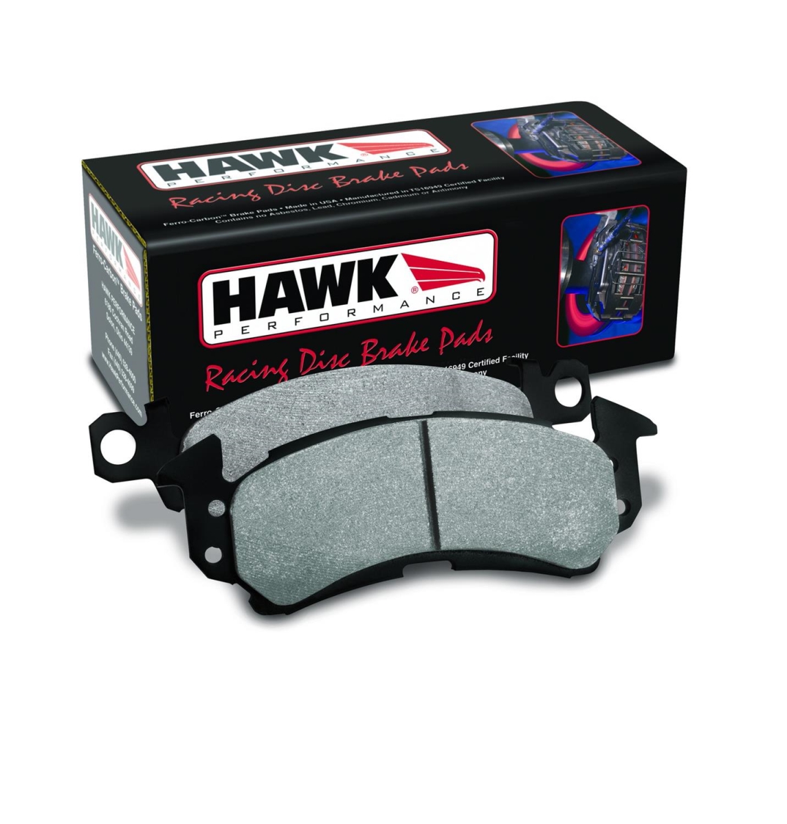 Hawk Performance HB145E.570 Blue 9012 Racing Disc Brake Pads for 2006-2013, 2015 Honda Civic