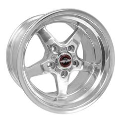 15 x 10, 5 x 135 BC 5.25 BS 92 Drag Star Direct Drill Polished Wheel
