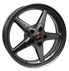 17 x 9.5, 5 x 4.75 BC 6 BS 92 Drag Star Direct Drill Metallic Gray Wheel