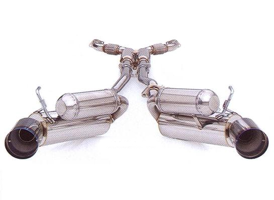 Dual Hi-Power Catback Exhaust with Titanium Tip for 2003-2006 350z