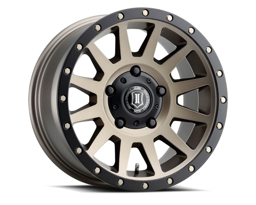 17 x 8.5 5x150 25 mm Offset 5.75 in. BS 110.1 mm Bore Bronze Compression Wheel