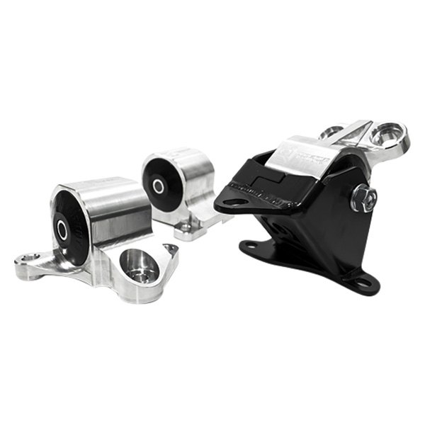 Silver Aluminum Mounts 60A Bushings with 2 Bolt for 1996-2000 Civic B-D Series
