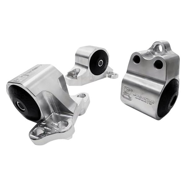 B10150-60A Silver Aluminum Mounts 60A Bushings with 3 Bolt for 1992-1995 Civic B-D Series
