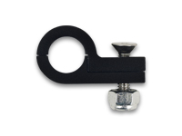 20679 0.75 in. ID Billet Aluminum P-Clamp, Anodized Black