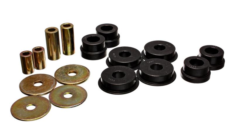 Black Rear Differential & Mustache Bar Bushing Set for 2003-2005 Mitsubishi Lancer Evo 8