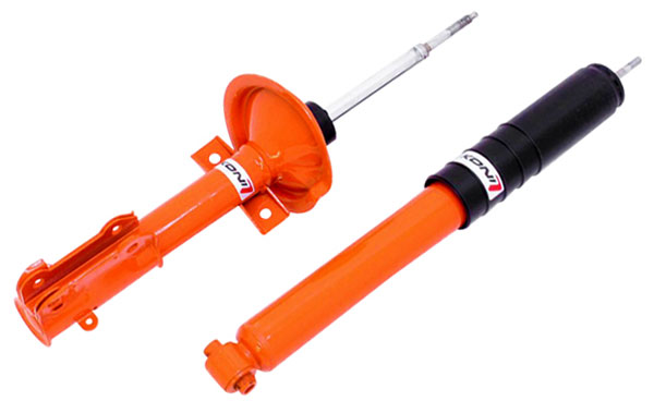 STR.T Orange Rear Shock for 2010-2013 Ford Fiesta