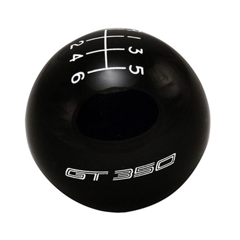 M-7213-M8SB 6-Speed GT350 Shift Knob, Black for 2016-2017 Ford Mustang 8 Cylinder 5.2 Liter