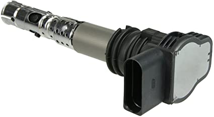 COP Pencil Type Ignition Coil - Black - Compatible with 2001-2005 VW Passat