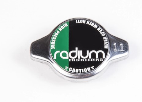 18-0076-A13 Type-A 1.3 Bar Radiator Cap, Black