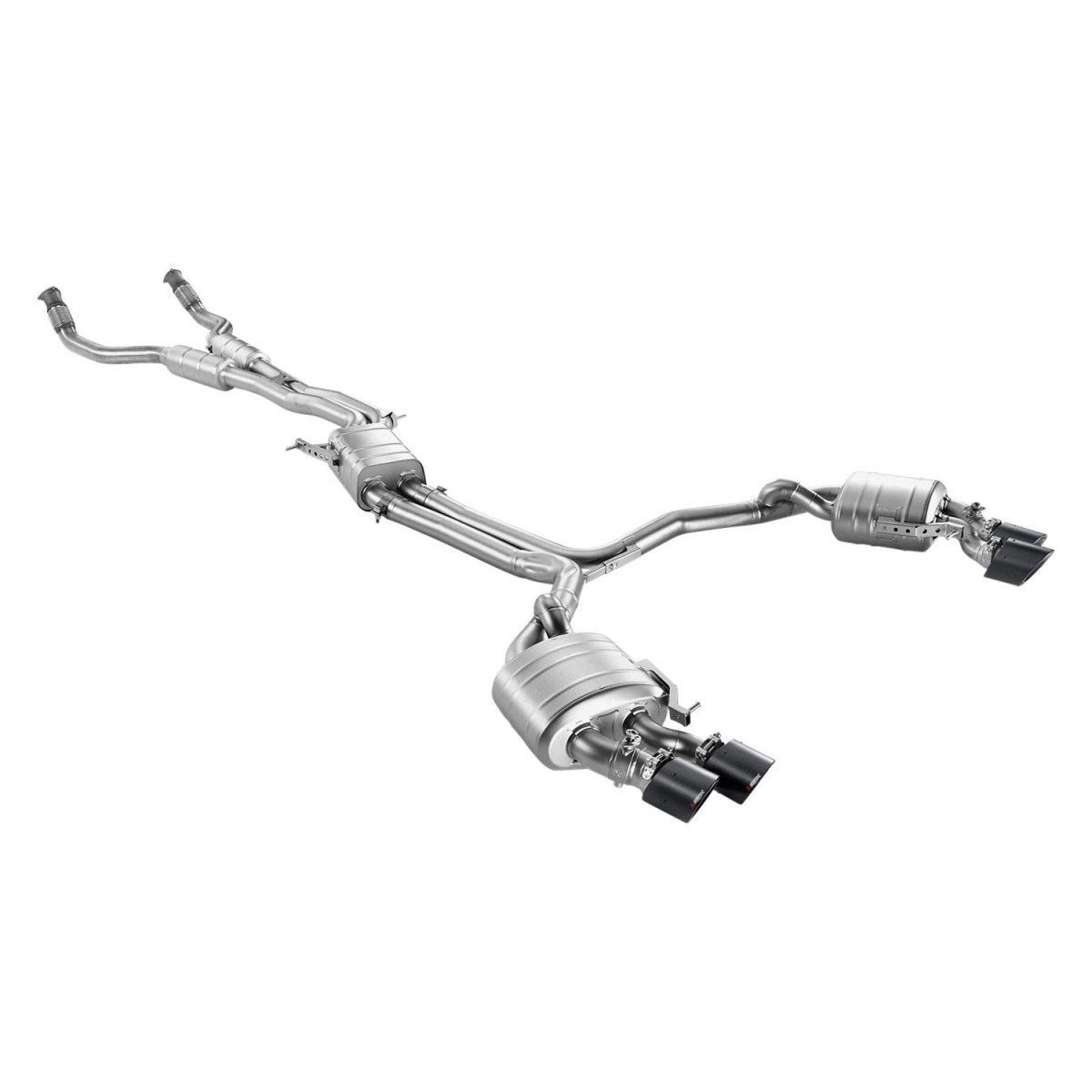 S-AU-TI-6H Evolution Line Cat Back with Carbon Tips for 2013-2017 Audi S6 Avant & Limousine