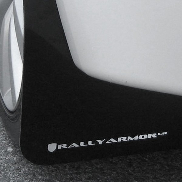 MF22-UR-BLK-WH Urethane Black Mud Flap with White Logo for 2012-Up Subaru Impreza 5dr Hatch-4dr Sedan