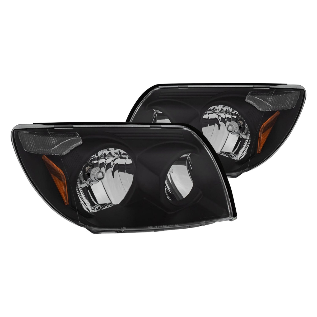 4Runner Crystal Headlights for 2003-2005 Toyota, Black