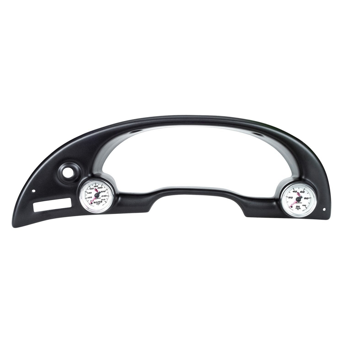 Picture of Auto Meter 10003 52 mm Black Dual Instrument Cluster Bezel for 1994-2000 Ford Mustang