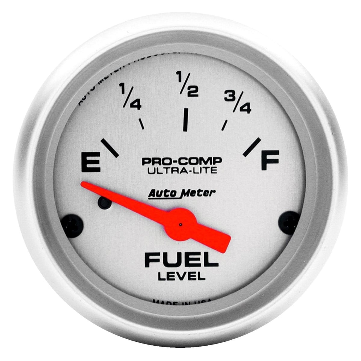 52 mm Ultra-Lite 73 Ohms Empty & 10 Ohms Full Short Sweep Electronic Fuel Level Gauge