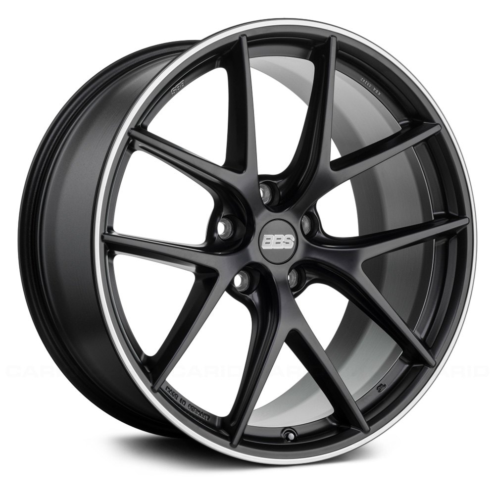 CI2201BPO CI-R 19 x 9 & 5 x 112 ET42 Satin Black Polished Rim Protector Wheel - 82 mm PFS & Clip