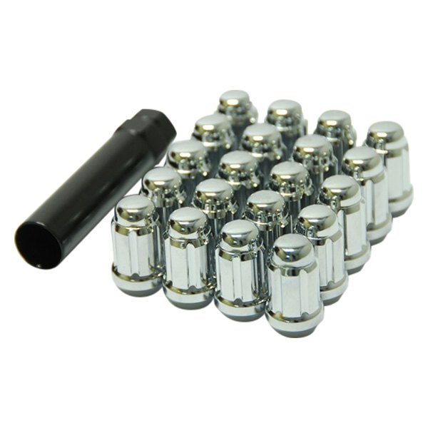 Muteki Closed End Lug Nuts - Chrome, 12 x 1.25 in.