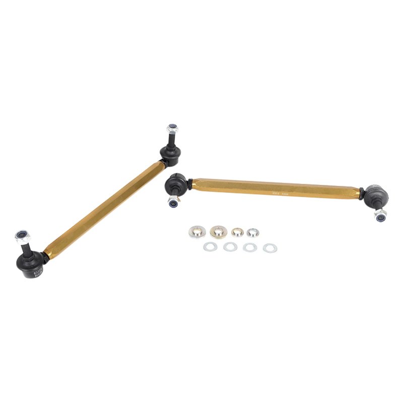 Whiteline KLC154 3 Series Front Heavy Duty Adjustable Steel Balance Swaybar Assembly Link for 05 Plus BMW 1 Series & 3 & 05-10 & 11