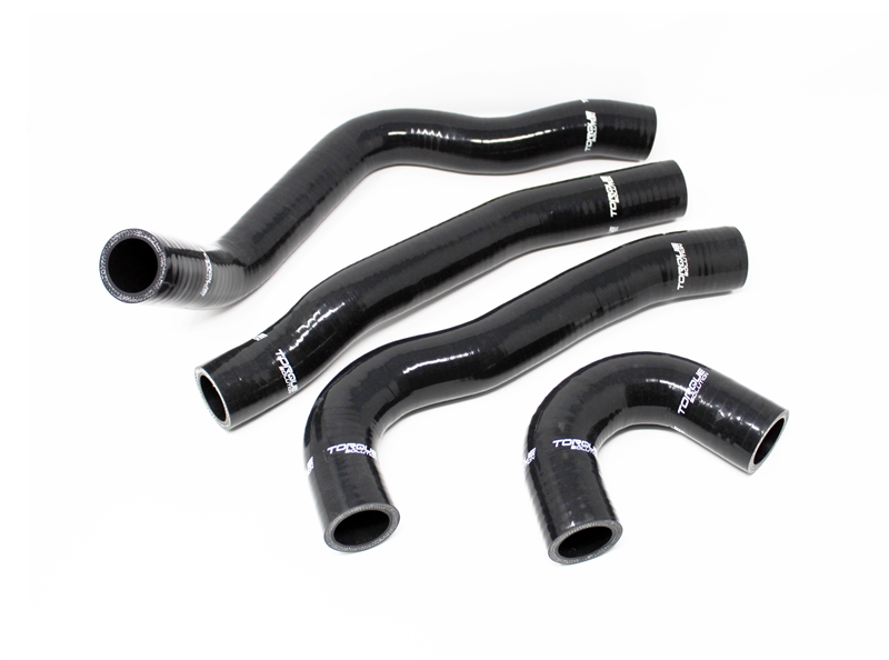 TS-EVX-434BK Silicone Radiator Hose Kit for 08-15 Mitsubishi Evolution X - Black