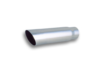 3 in. Round Stainless Steel Tip - 2.25 in. Inlet 11 in. long