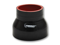 4 x 5 in. Inlet x 3 in. long 4 Ply Reinforced Silicone Transition Connector - Black