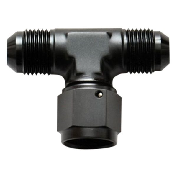 8AN Tee Fitting with Female Swivel on Side